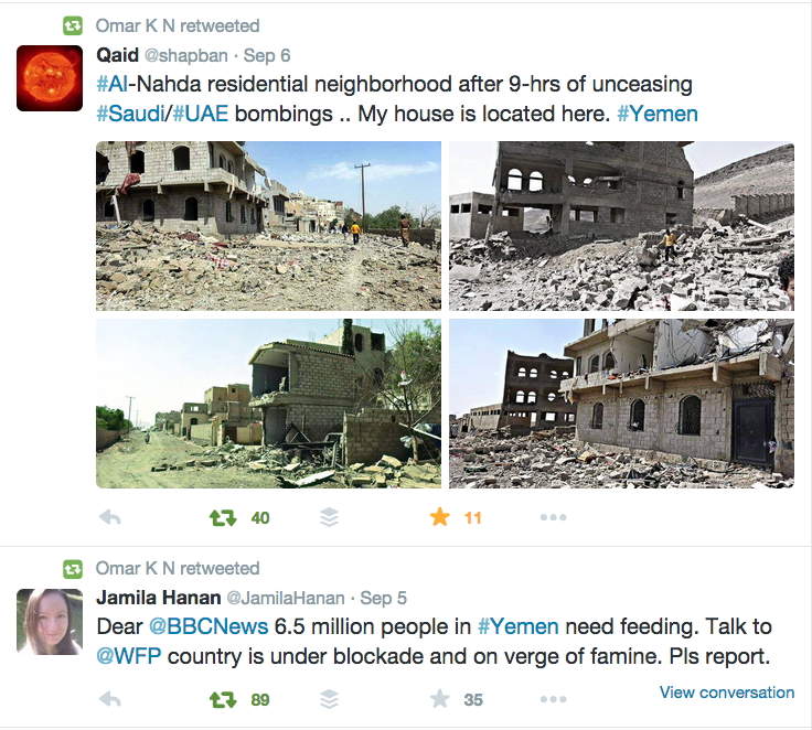 Saud Bombing Yemen