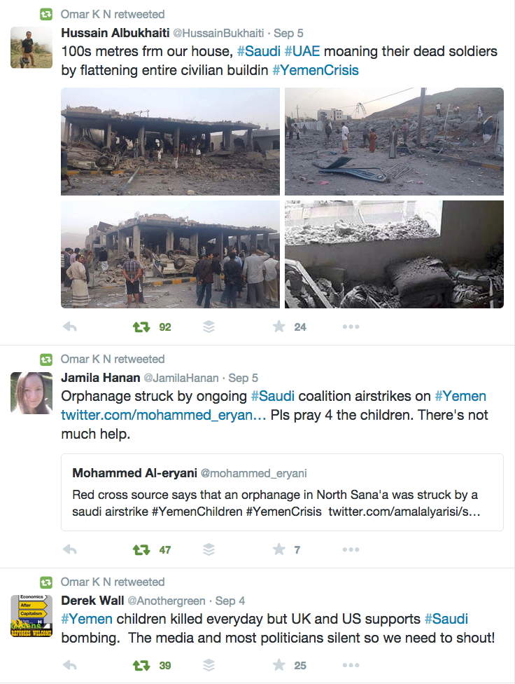 Saud Bombing Yemen