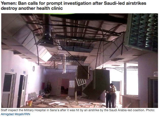 Saud Bombing Yemen