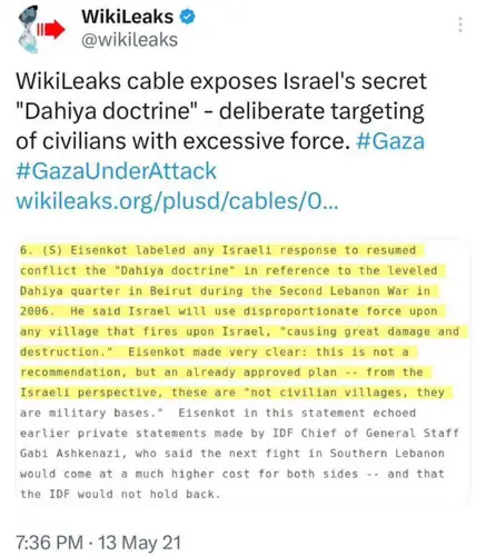 He-said-Israel-will-use-disproportionate-force-upon